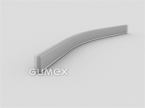 "U" Silikonprofil, 13,5x5,5/1,5mm, 50°ShA, -60°C/+180°C, transparent, 